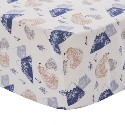 Rowan Bear Fitted Sheet  - Levtex Baby