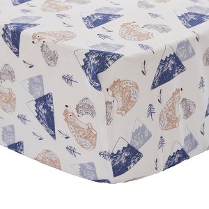 Rowan Bear Fitted Sheet  - Levtex Baby - 1 of 3