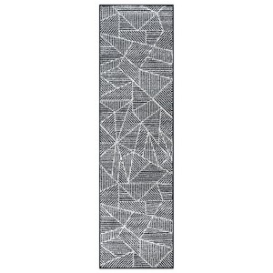 World Rug Gallery Contemporary Geometric Stripe Area Rug - 1 of 4