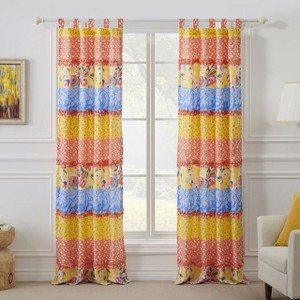 Greenland Home Fashions 2202AWP Skylar Window Curtain Panel Pair, 42x84Inch - 1 of 4