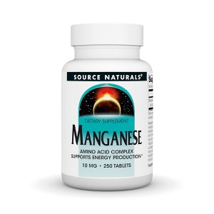 Manganese Chelate by Source Naturals, Inc.  -  250 Tablet - 1 of 3