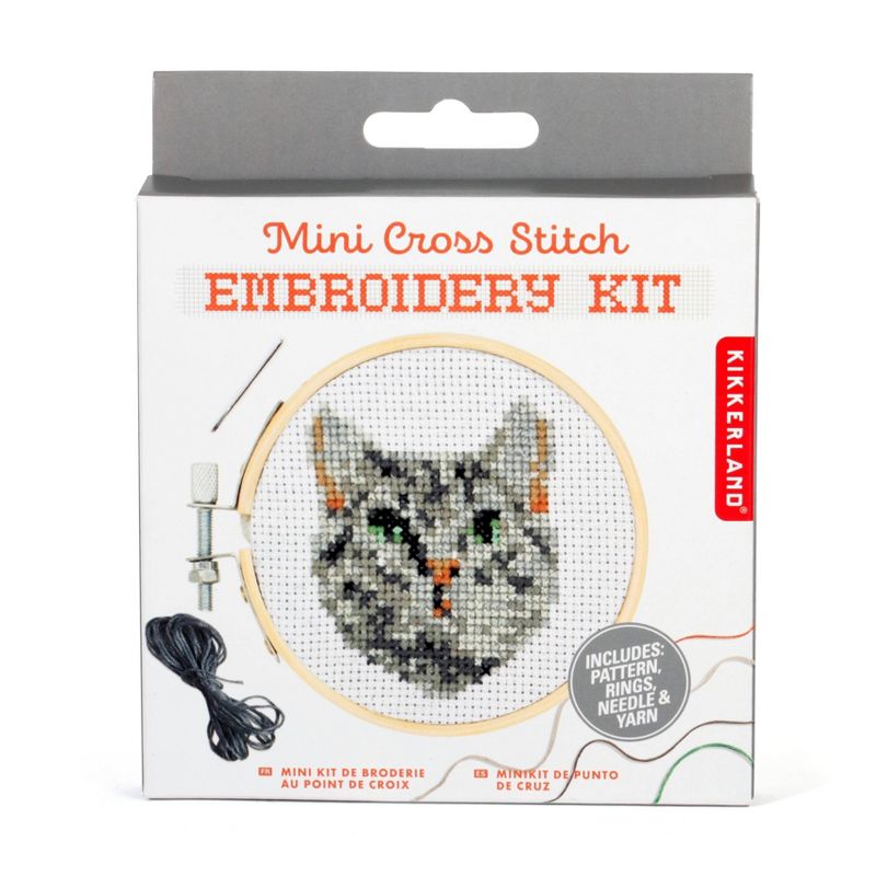 Mini Cross Stitch Embroidery Kit, 1 of 4