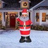 Holiday Living 7-FT Tall Lighted Santa Christmas Inflatable - 2 of 3