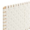 Modway Sparta King Headboard – Wall-Mount Vegan Leather Upholstered Headboard with Weave Design in Modern Style - 3 of 4
