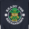 Men's - Garfield - Ready for Shananigans St. Patrick's Day Graphic Fleece Sweatshirt - 2 of 4