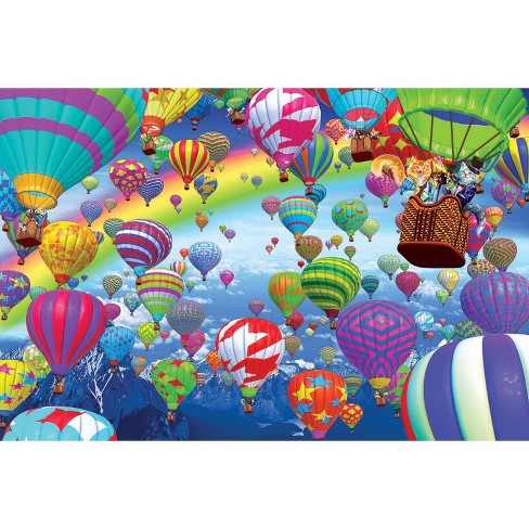 Petique Snuffle Mat Puzzle Pad - Paradise Hot Air Balloon