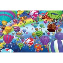 Toynk Floating Felines Hot Air Balloon Puzzle | 1000 Piece Jigsaw Puzzle