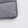 Microfiber 12lbs Weighted Blanket Charcoal - PUR & CALM: Hypoallergenic, Glass Bead Fill, 48x72" - image 4 of 4