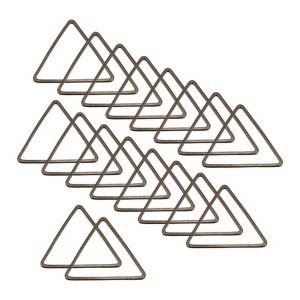 Unique Bargains Jewelry Handmade Triangle Earrings Beading Hoop 30 Pcs - 1 of 4