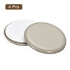 Unique Bargains Plastic Self-adhesive Smooth Round Carpeted Tile Vinyl Furniture Sliding Pad - 3 of 4