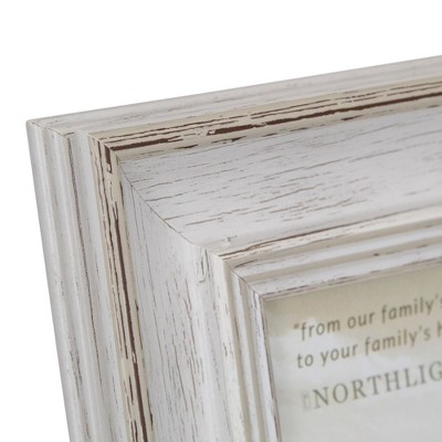 Distressed White Wood 5" x 7" Vintage Photo Frame