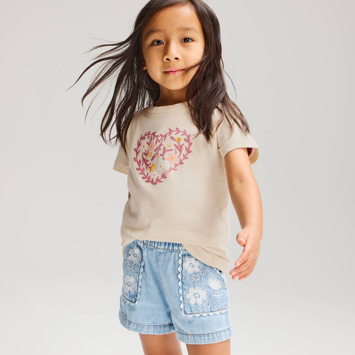 Toddler Girls' Short Sleeve Classic T-Shirt - Cat & Jack™ - thumbnail 10