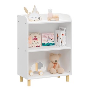 Kids 3-Tier Bookcase, Children's Book Display, Bookshelf Toy Storage Cabinet Organizer for Children's Room, Playroom, Nursery - 1 of 4