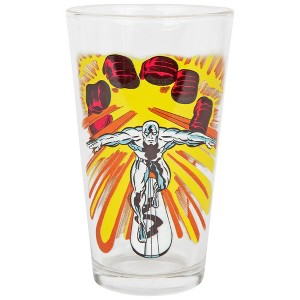 Adult Marvel Comics The Silver Surfer Character Pint Glass - 1 of 2