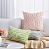 REGALWOVEN Geometric Decorative Farmhouse Throw Pillow Covers Soft Plush Cushion for Sofa Living Room Office 2 Pcs - 4 of 4