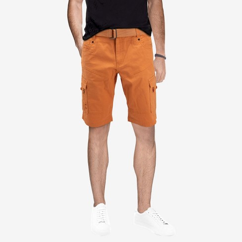 X Ray Men's Belted 12.5 Inseam Strech Twill Cargo Shorts : Target