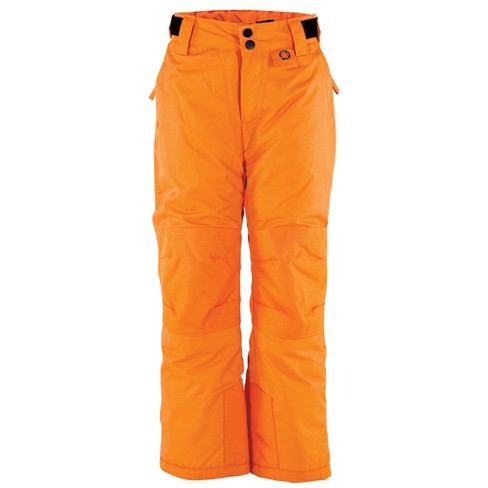 Hudson Baby Unisex Snow Pants, Orange, 2 Toddler
