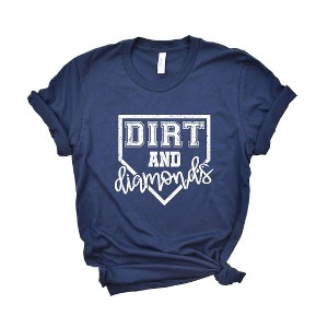 Simply Sage Market Women's Dirt and Diamonds Short Sleeve Graphic Tee - 1 of 2