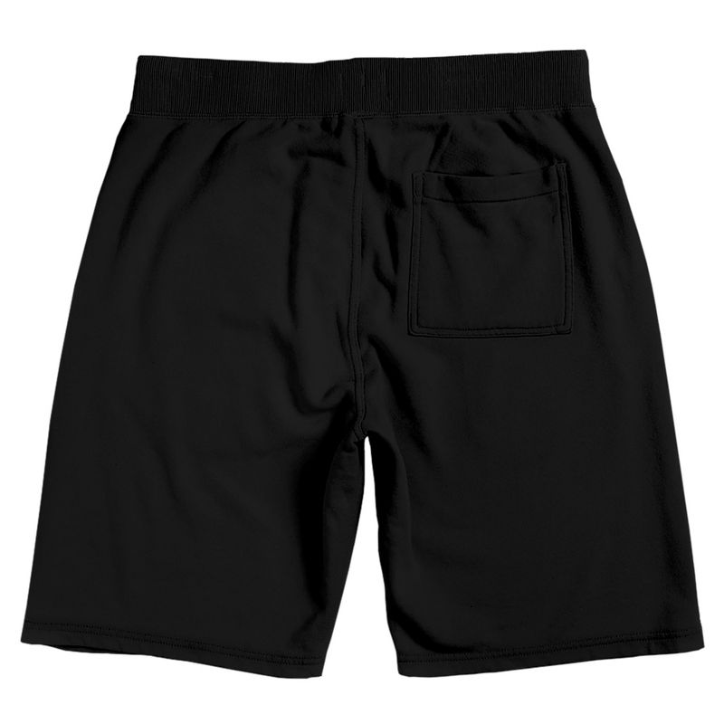 Peeps Logo Men's Black Sleep Shorts, 3 of 4