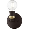 Livex Lighting Lansdale 1 - Light Vanity in  Bronze/Antique Brass - 3 of 4