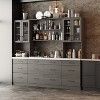 FUFU&GAGA Tempered Glass Display Cabinet Multifunctional Living Room Storage Cabinet - 2 of 4