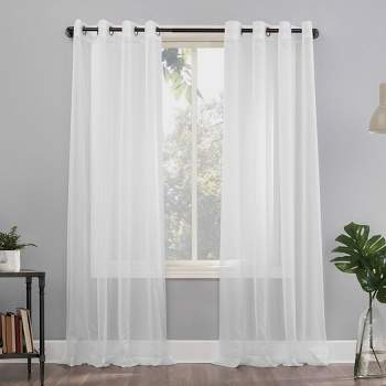 Emily Sheer Voile Grommet Top Curtain Panel - No. 918