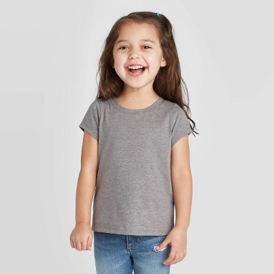 girls gray t shirt