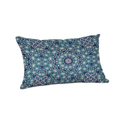 Casual Cushion Patterned 1-Piece Indoor/Outdoor Lumbar Pillow, 19"W x 12"L