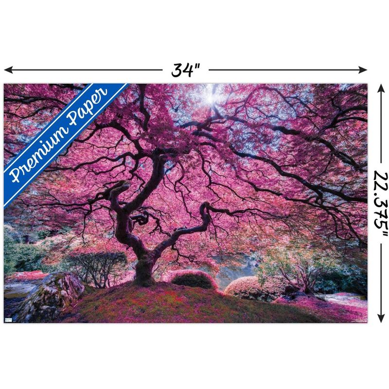 Trends International Pink Tree 2 by Moises Levy Unframed Wall Poster Prints, 3 of 7
