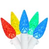 Northlight LED Faceted C6 Christmas Lights - Multi-color - 24.25' White Wire - 70ct - 2 of 4