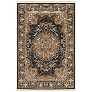 Oriental Weavers Masterpiece 1802B Navy/ Multi Indoor Area Rug - 3'10" x 5'5" - 1 of 4