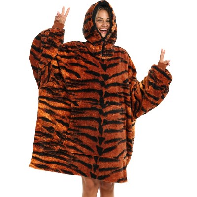 ADR Adult Wearable Blanket, Sweater Hoodie, Blanket with Sleeves for Men & Women Oversized Sweatshirt