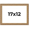 PosterPalooza | 17x12 Wood Antique Frame with UV Acrylic, 4 Finishes: Bronze, Gold, Silver, and Black - 2 of 4