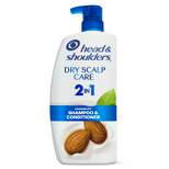 Head & Shoulders Dry Scalp Care 2-in-1 Anti-Dandruff Shampoo and Conditioner with Almond Oil - 28.2 fl oz