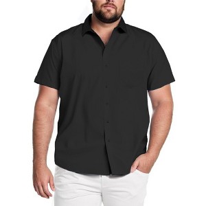 lightweight dress shirts Men's Business Wrinkle Free Shirts Casual Solid Button Down Stretch Dress Shirt with Pocket Beige at Amazon Men's Clothing store Say yes to that RSVP with the perfect blend of style and stretch Leeward Navy Smith Tartan Dress