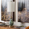 Mark & Day Ellbogen 33"H x 10"W x 10"D Traditional Aqua Table Lamps - 2 of 4
