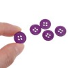 Unique Bargains Resin DIY Craft Flat 4-Hole Sewing Buttons 100 Pcs - 4 of 4