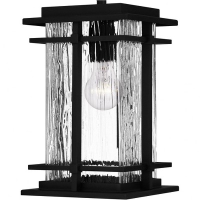 McAlister Earth Black Mini Pendant with Textured Glass