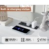 9-Drawer Rattan Dresser with Charging Station - Farmhouse Storage for Bedroom & Living Room - 4 of 4