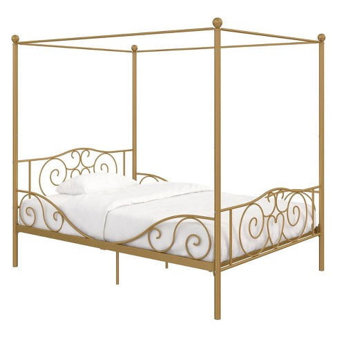 Twin Clara Metal Bed Gold Room Joy Target