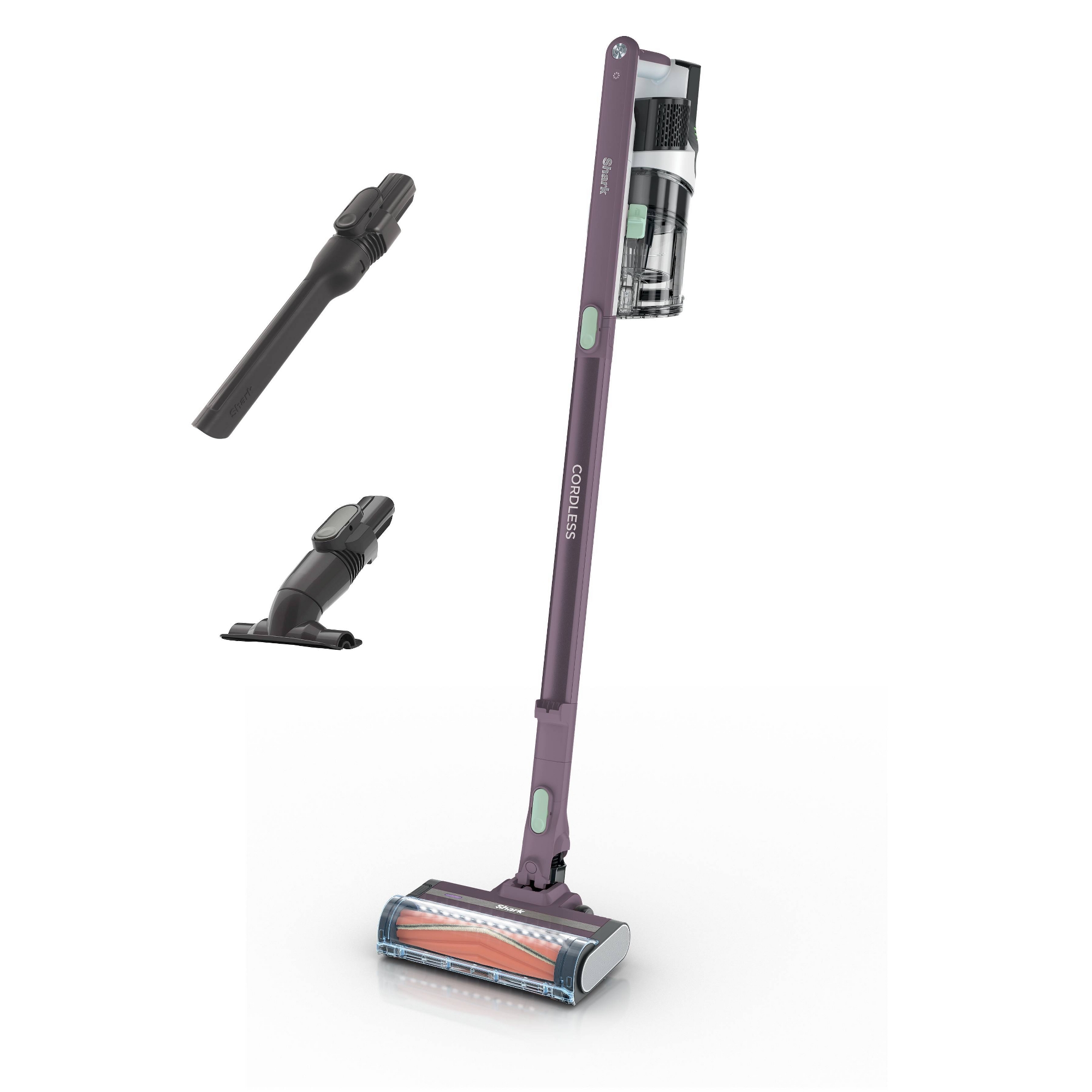 Shark Cordless Pet Vacuum with TurboPro Nozzle Technology IY144HRD1 8.4" Cleaning Path Maroon