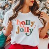 Simply Sage Market Women's Holly Jolly Stars Short Sleeve Graphic Tee - 2 of 4