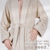 American Soft Linen, 100% Cotton Turkish Robes for Men, 1 Piece Soft Lightweight Adult Men's Bathrobes - 4 of 4