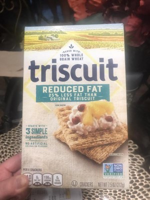 Triscuit Reduced Fat Crackers - Family Size - 11.5oz : Target