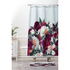 21"x34" Iveta Abolina English Rose Memory Foam Bath Rug Blue - Deny Designs: Microfiber, Machine Washable, Non-Slip Backing - 2 of 3