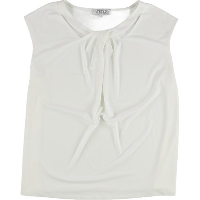 Kasper Womens Featured Peplum Blouse
