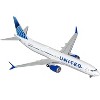 Boeing 737 MAX 9 Commercial Aircraft "United Airlines" White with Blue Tail "Gemini 200" 1/200 Diecast Model by GeminiJets - 2 of 3