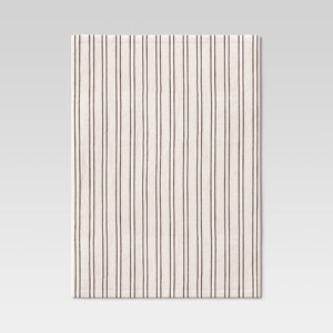 Cotton Striped Placemat Black/White - Threshold™ - 1 of 3