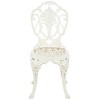Design Toscano Villa Ravello Rose Garden Cast Iron Bistro Chair: Each - 3 of 4