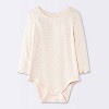 Baby Girls' 2pc Polka Dot Bodysuit and Overalls Set - Cloud Island™ Green/White - 3 of 4